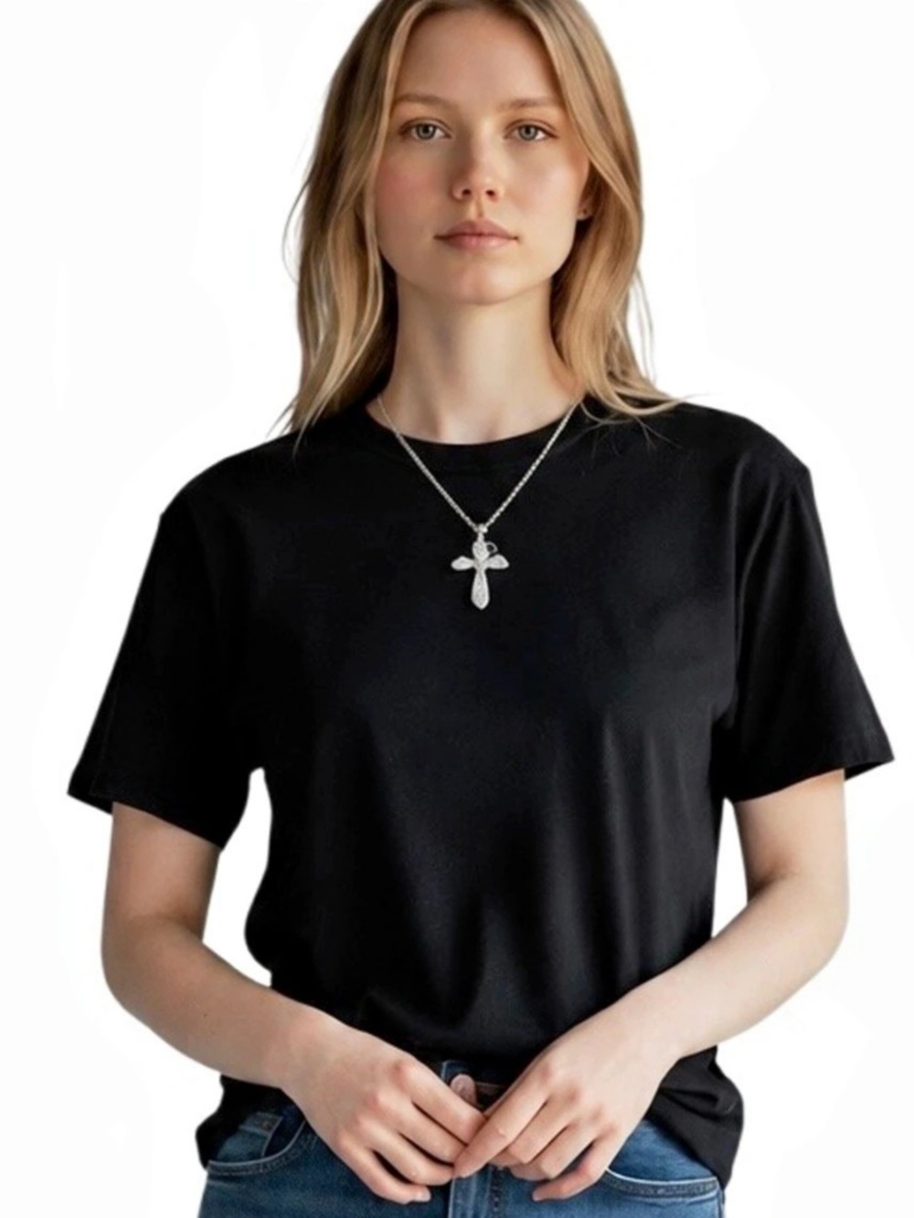Hope Angel Pendant Necklace in Silver